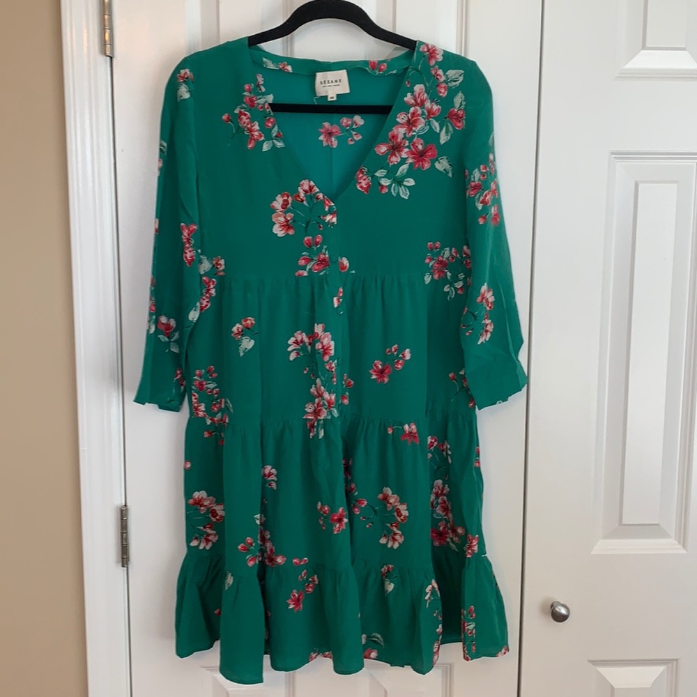 Silk Sezane Dress, Size 38